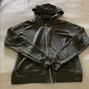 XS grey spiritual gangster zip up hoodie